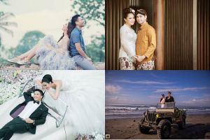 10 Foto prewedding pasangan artis ini bikin baper, romantis abis!