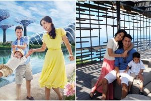 9 Foto tujukkan Titi Kamal & Christian Sugiono suka liburan berbau air