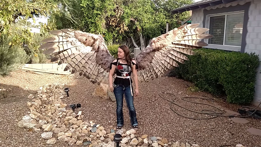 wanita ini ciptakan sayap mirip burung © 2016 brilio.net wanita ini ciptakan sayap mirip burung © 2016 brilio.net