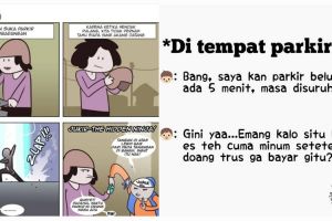 11 Obrolan kocak dengan tukang parkir, pengalaman siapa nih? 