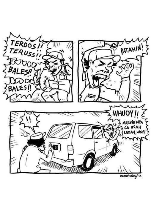 Obrolan kocak dengan tukang parkir 1-11 © 2016 brilio.net Obrolan kocak dengan tukang parkir 1-11 © 2016 brilio.net