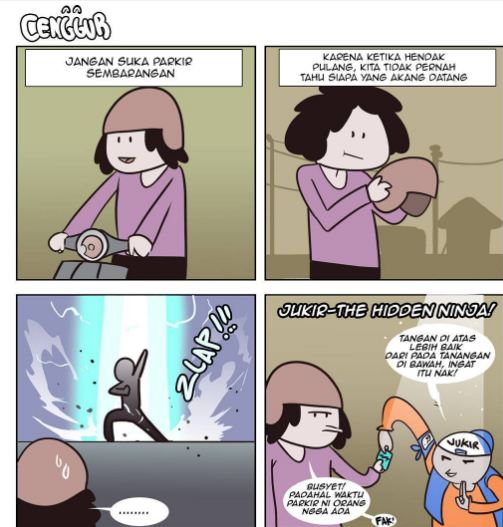 Obrolan kocak dengan tukang parkir 1-11 © 2016 brilio.net Obrolan kocak dengan tukang parkir 1-11 © 2016 brilio.net