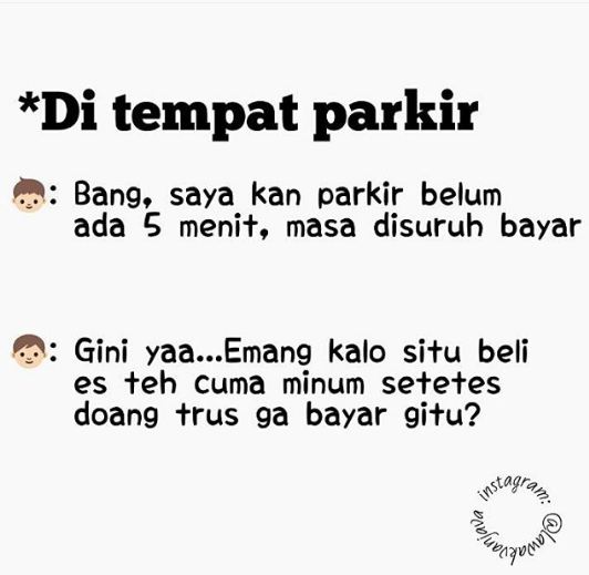 Obrolan kocak dengan tukang parkir 1-11 © 2016 brilio.net Obrolan kocak dengan tukang parkir 1-11 © 2016 brilio.net