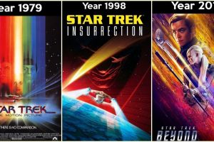 13 Evolusi poster film Star Trek dari seri ke seri, makin keren aja!