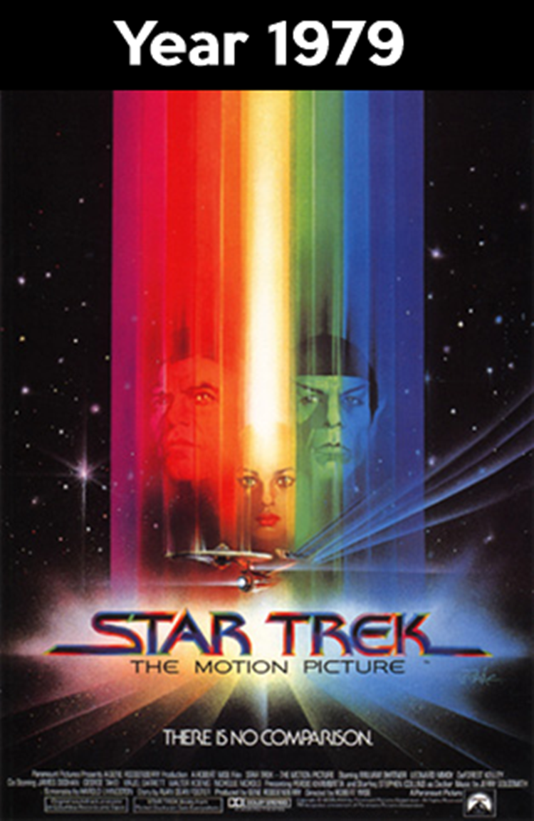 13 Evolusi poster film Star Trek dari seri ke seri, makin keren aja!