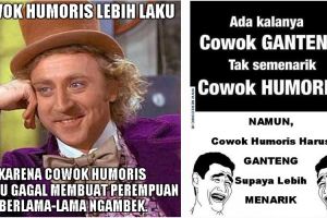 11 Meme cowok ganteng vs humoris, mana yang lebih dipilih cewek?