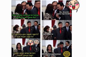 10 Meme 'Menteri Susi kepalkan tinju ke Ahok' ini bikin ketawa sendiri