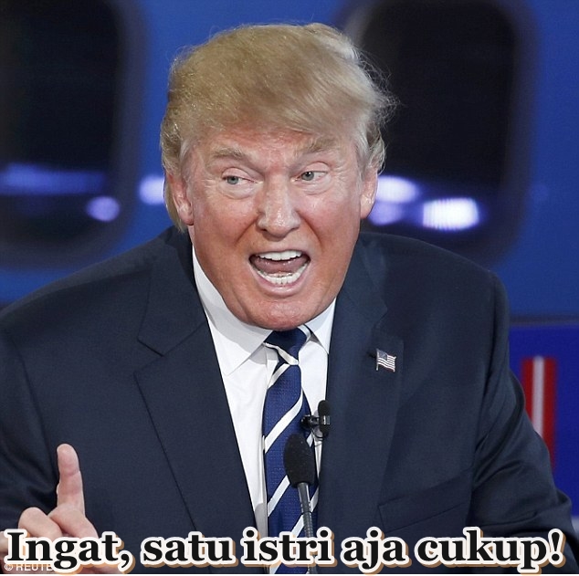 Muka Trump © 2016 brilio.net Muka Trump © 2016 brilio.net