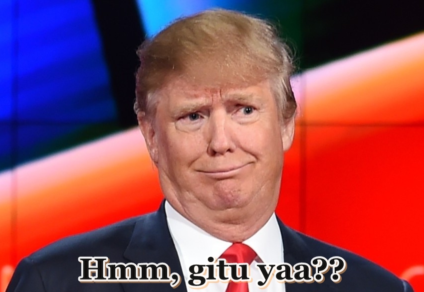 Muka Trump © 2016 brilio.net Muka Trump © 2016 brilio.net