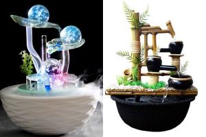 15 Desain air mancur mini dalam rumah, bikin otak makin seger deh!