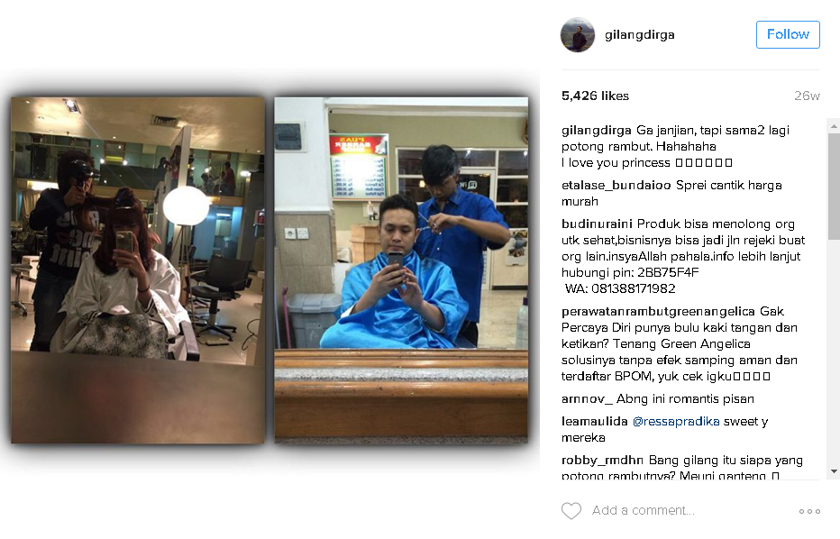 Gilang Dirga - Adiezty © 2016 brilio.net