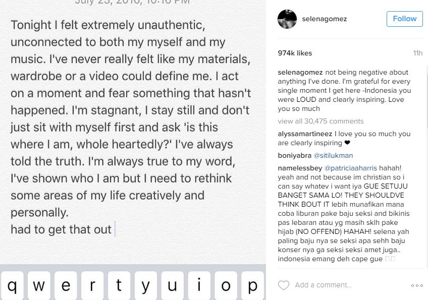 Selena Gomez kecewa © 2016 brilio.net Selena Gomez kecewa © 2016 brilio.net