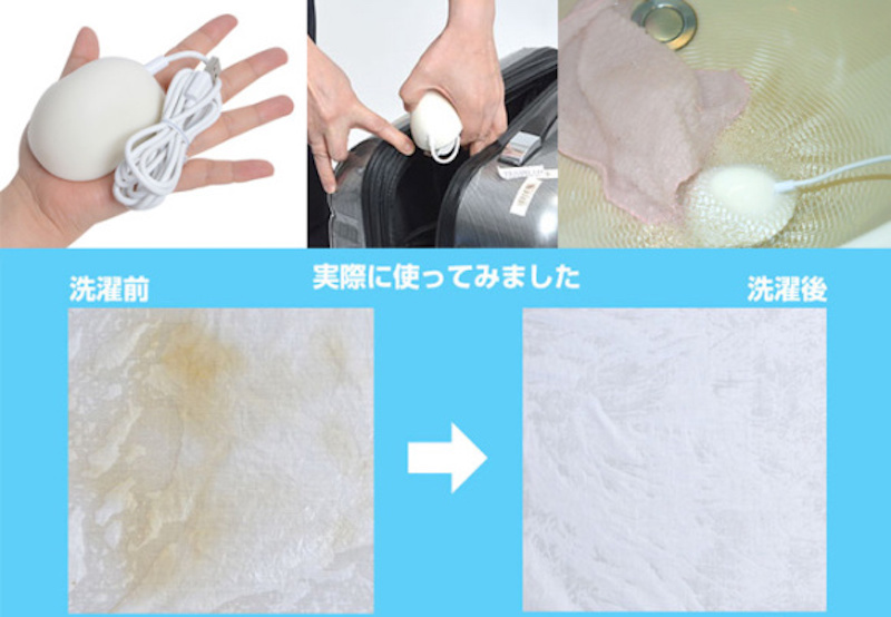 Dengan alat mungil ini, kamu bisa mencuci di mana saja tanpa deterjen