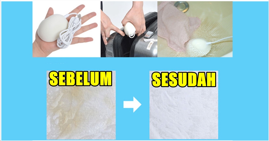 Dengan alat mungil ini, kamu bisa mencuci di mana saja tanpa deterjen