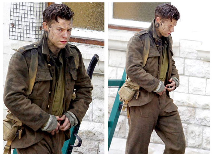 Harry Styles One Direction berpakaian tentara Jerman, ada apa ya?