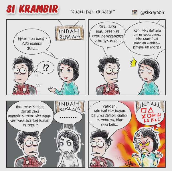 komik Si Krambir © 2016 brilio.net komik Si Krambir © 2016 brilio.net