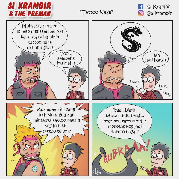 komik Si Krambir © 2016 brilio.net komik Si Krambir © 2016 brilio.net