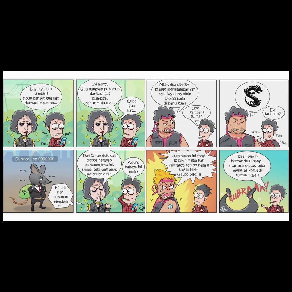 11 Komik Strip Lucu Si Krambir