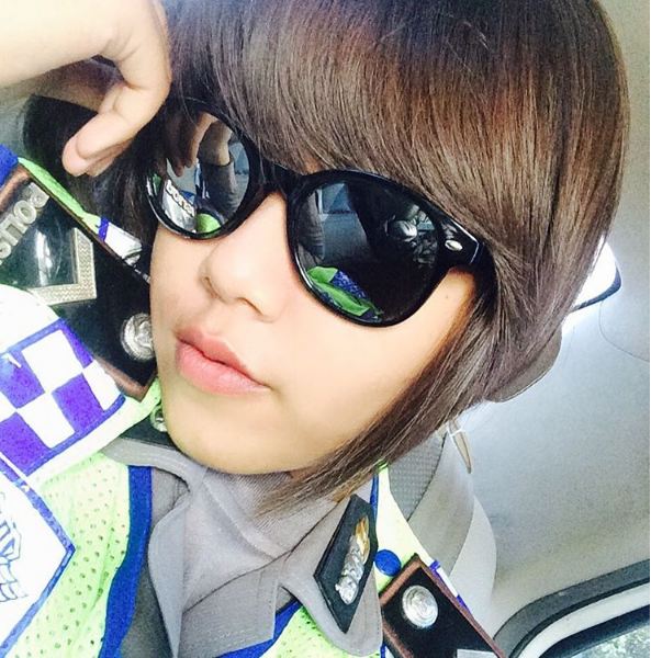 foto cantik polwan yang hebohkan netizen © 2016 brilio.net