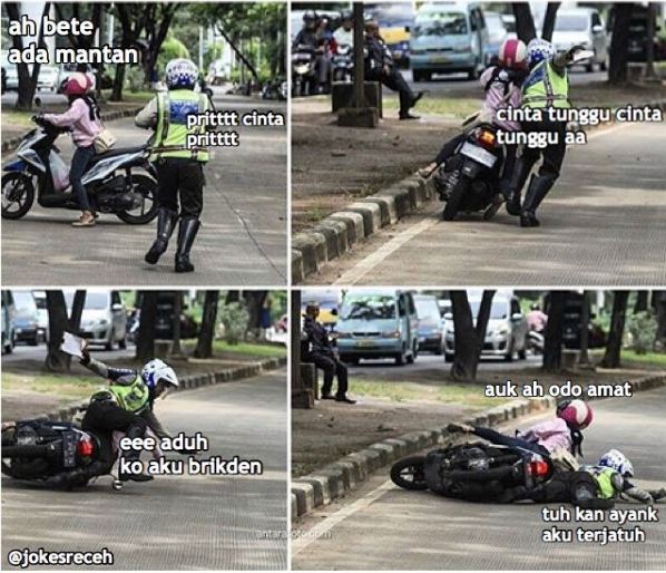 percakapan pak polisi ini bikin ketawa ngakak © 2016 brilio.net percakapan pak polisi ini bikin ketawa ngakak © 2016 brilio.net
