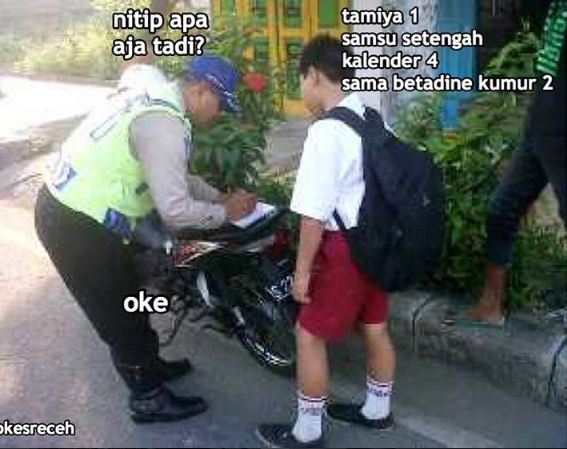 percakapan pak polisi ini bikin ketawa ngakak © 2016 brilio.net percakapan pak polisi ini bikin ketawa ngakak © 2016 brilio.net