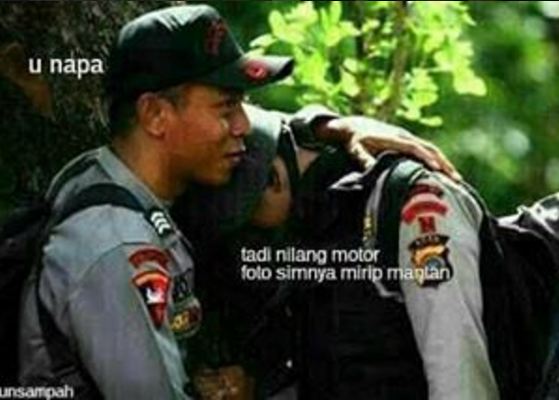 percakapan pak polisi ini bikin ketawa ngakak © 2016 brilio.net percakapan pak polisi ini bikin ketawa ngakak © 2016 brilio.net