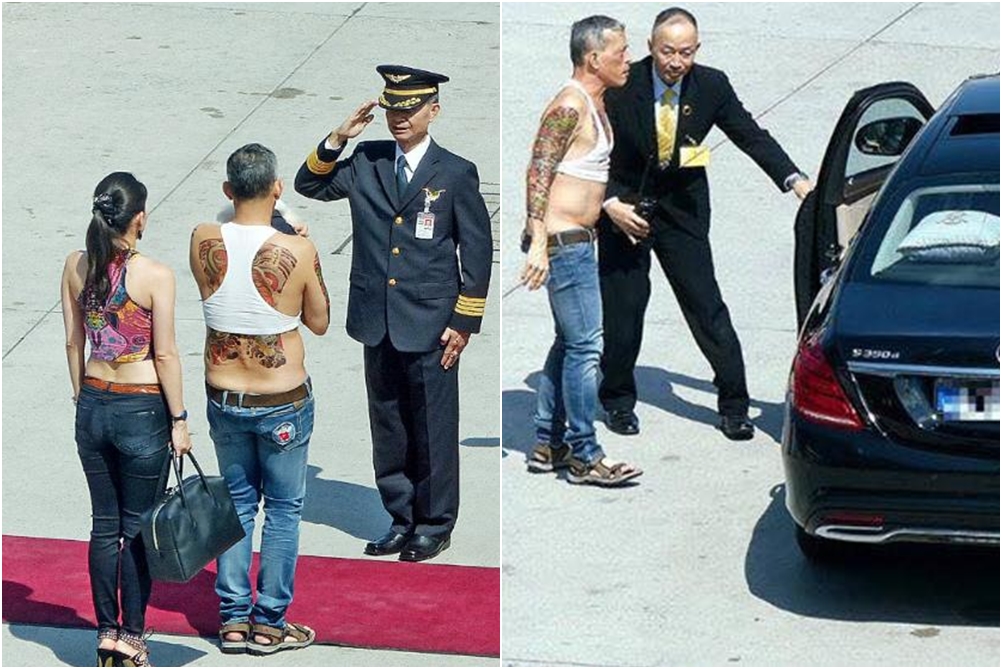 Pangeran Thailand ini cuma pakai singlet di Bandara Jerman, duh! 