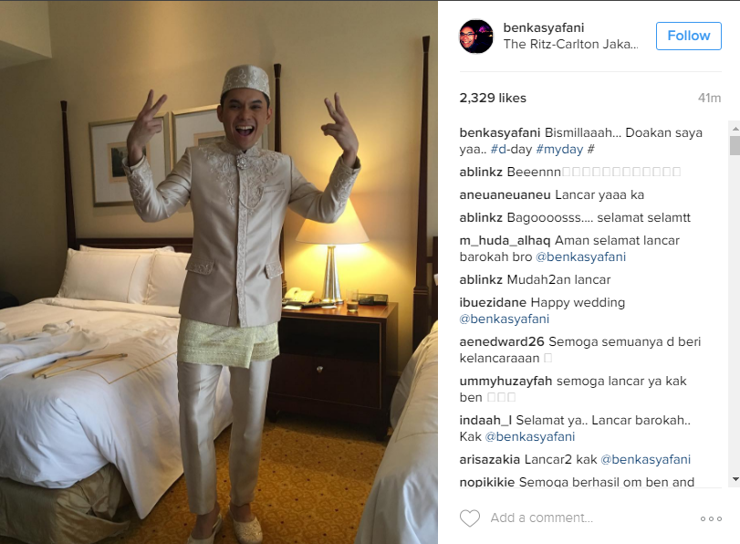 ben menikah © 2016 brilio.net ben menikah © 2016 brilio.net