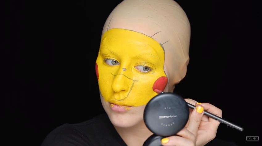 makeup Pikachu © 2016 brilio.net