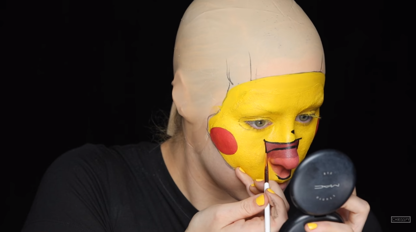 makeup Pikachu © 2016 brilio.net