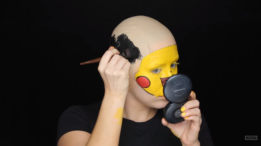 makeup Pikachu © 2016 brilio.net
