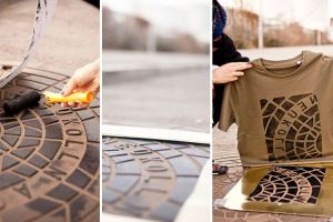 10 Foto desain sablon maanfaatkan penutup gorong-gorong, kreatif abis!