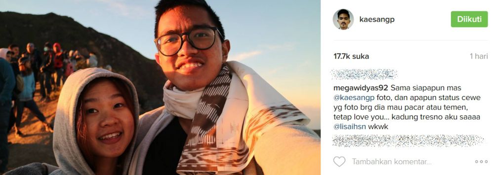 Kaesang foto bareng cewek © 2016 brilio.net