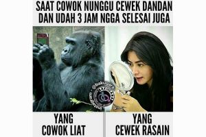 10 Meme kocak cowok nungguin ceweknya dandan ini bikin cekikikan!