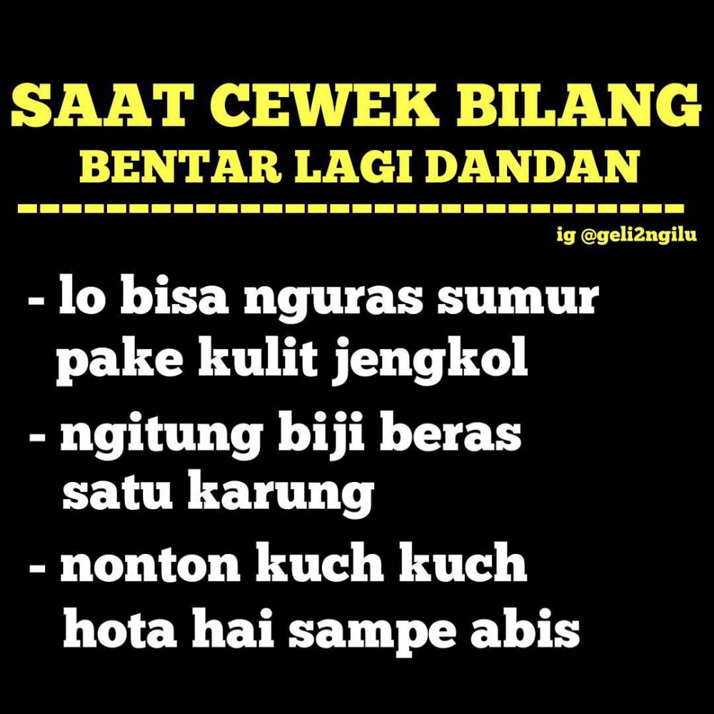 meme nunggu cewek dandan 1-10 © 2016 brilio.net