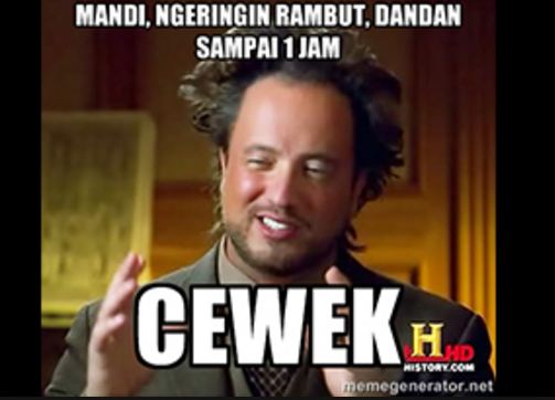meme nunggu cewek dandan 1-10 © 2016 brilio.net