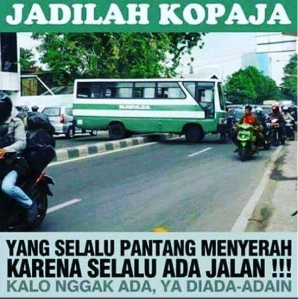 meme kopaja ini kocak abis © 2016 brilio.net