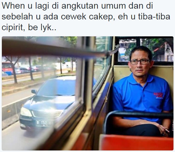 sandiaga meme  © 2016 brilio.net sandiaga meme  © 2016 brilio.net