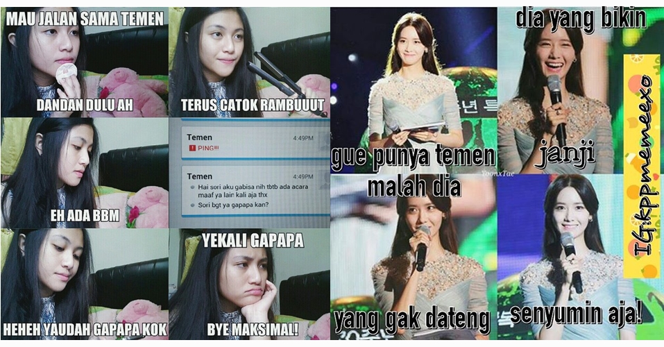 12 Meme 'batal janjian', dijamin mewakili perasaanmu banget deh!