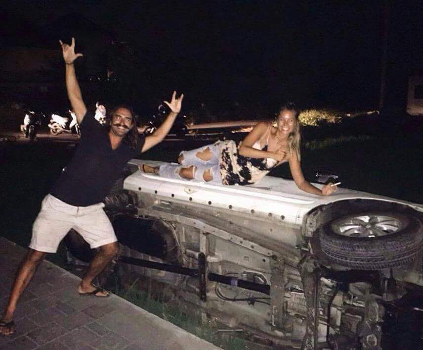 di jalan ini kendaraan yang nyemplung sawah © 2016 brilio.net