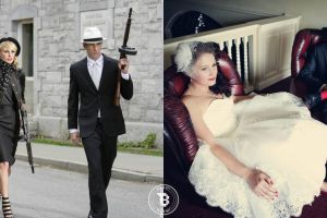 15 Foto prewedding bertema mafia, bisa jadi inspirasi buat tampil beda