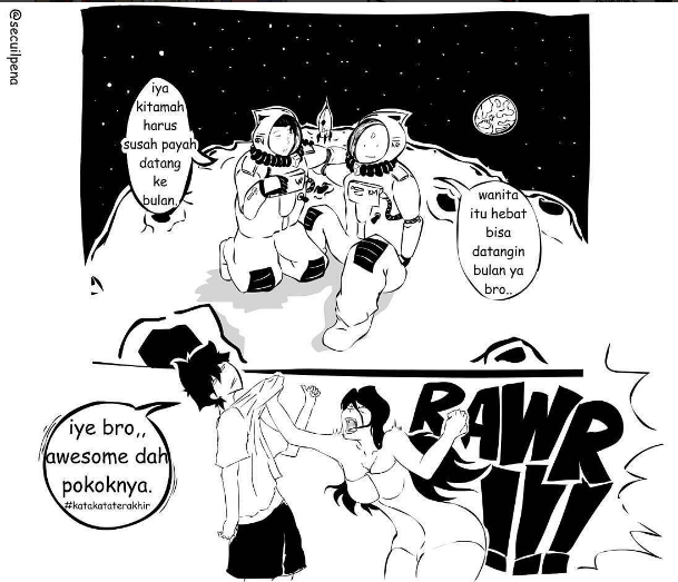 Obrolan koplak tapi masuk akal © 2016 brilio.net / Komikin Ajah