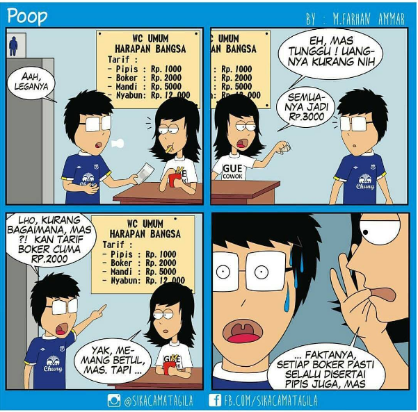 Obrolan koplak tapi masuk akal © 2016 brilio.net / Komikin Ajah