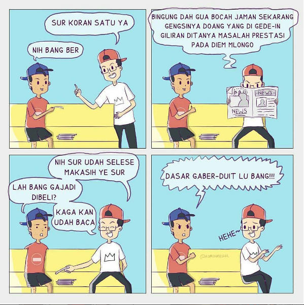 Obrolan koplak tapi masuk akal © 2016 brilio.net / Komikin Ajah