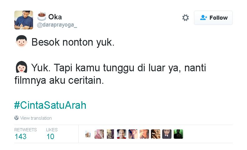 obrolan cinta satu arah 1-16 © 2016 brilio.net