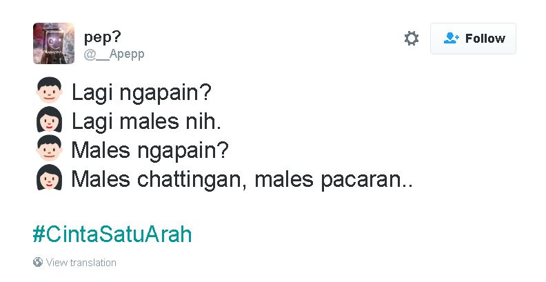 obrolan cinta satu arah 1-16 © 2016 brilio.net