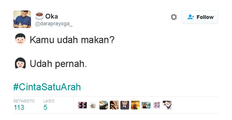 obrolan cinta satu arah 1-16 © 2016 brilio.net