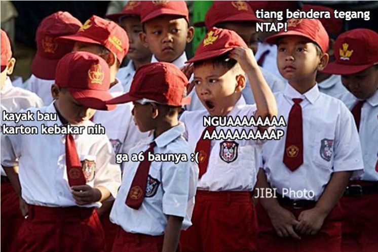 pelesetan obrolan di kelas 1-16 © 2016 brilio.net