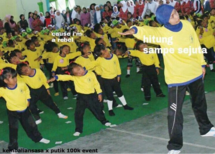 pelesetan obrolan di kelas 1-16 © 2016 brilio.net