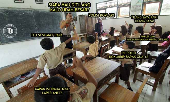 pelesetan obrolan di kelas 1-16 © 2016 brilio.net